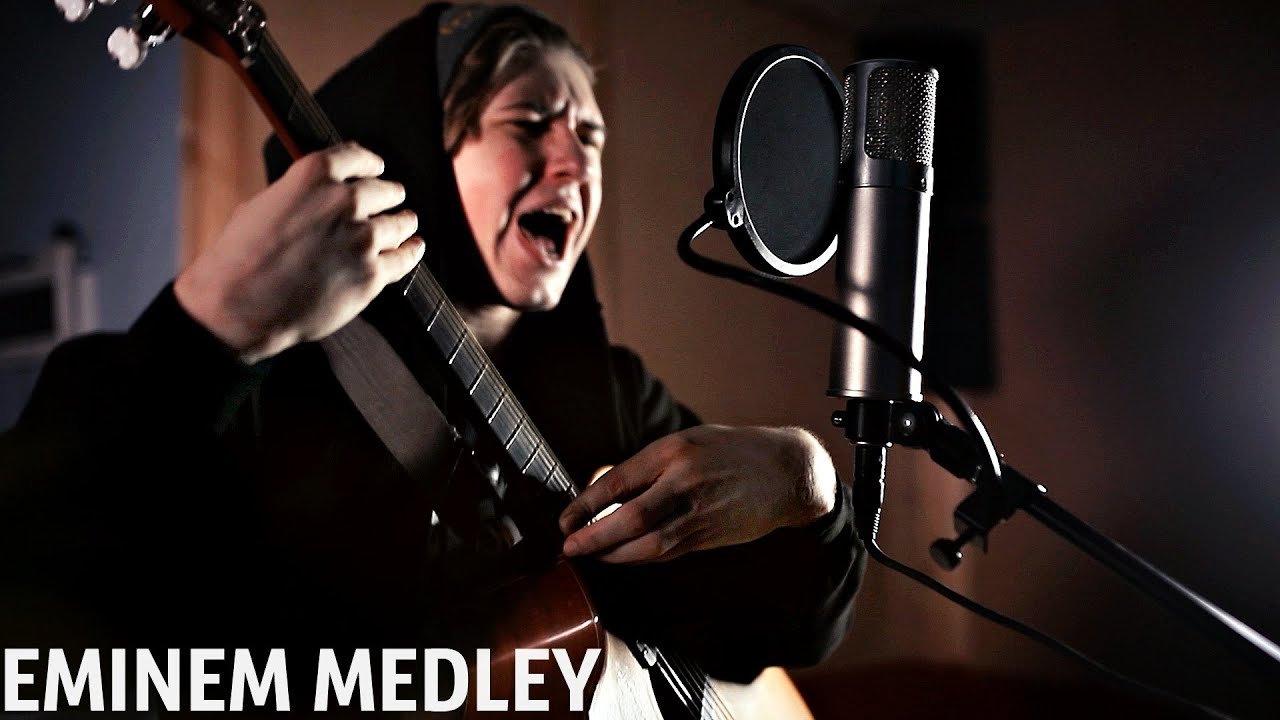 EMINEM on One Guitar + Vocals (Alexandr Misko) - YouTube