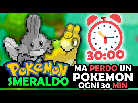 POKÉMON SMERALDO HARDCORE NUZLOCKE ma perdo un POKÉMON ogni 30 MINUTI: parte 1 - Challenge ITA