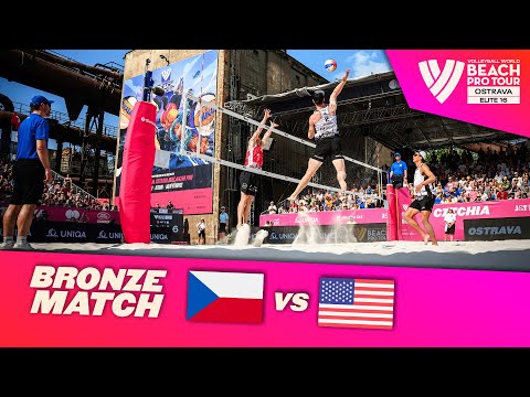 Perusic/Schweiner vs. PartAin/Benesh -  Bronze Match Highlights Ostrava 2023 #BeachProTour