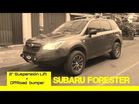 2" Lift kit + Offroad Bumper Personalizado SUBARU FORESTER SJ
