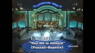 883 a Castrocaro : Non me la menare Live ( Max Pezzali - Mauro Repetto ) 1991