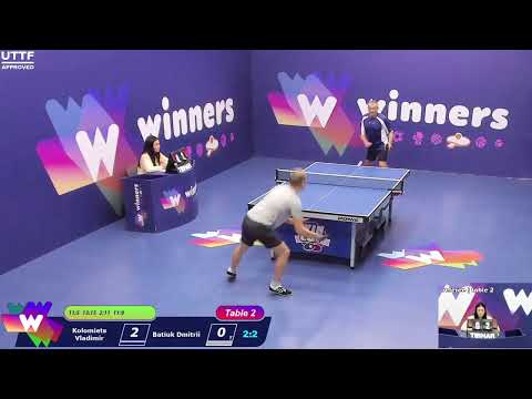 WINners CUP table 2  25.12  Kolomiets Vladimir  - Batiuk Dmitrii  19:00