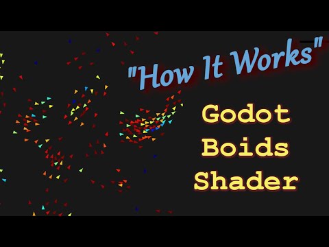 Interactive Boids Simulation with Compute Shaders in Godot 2D (open source)