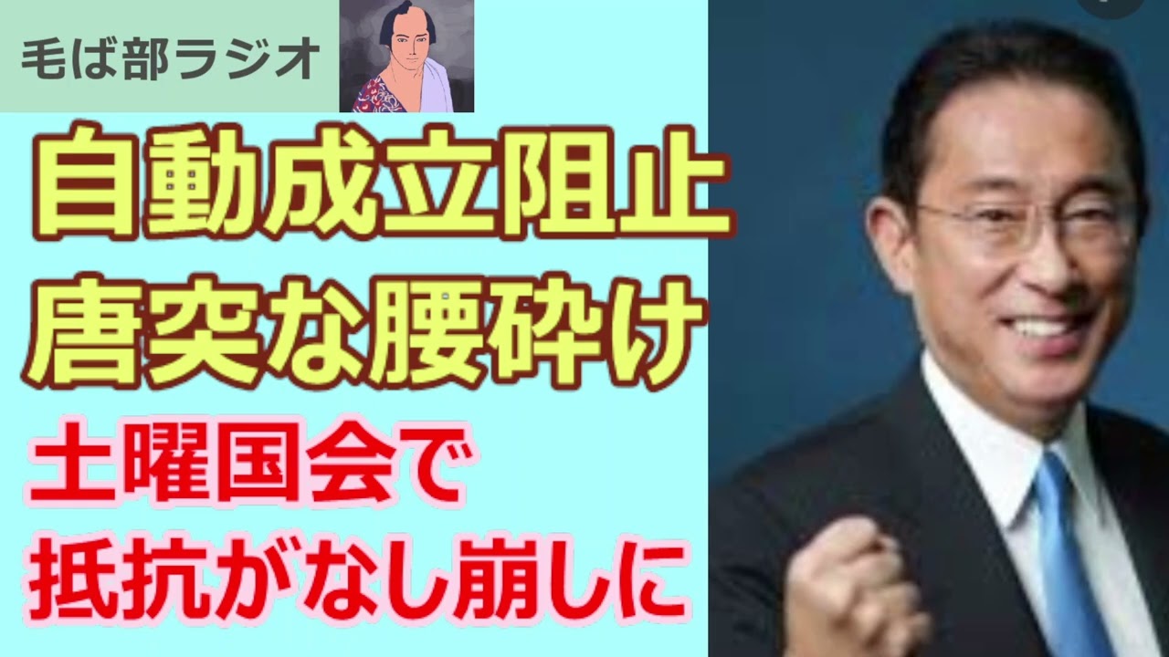 240303 前日の抵抗がウソのよう 土曜国会 唐突に野党が腰砕け