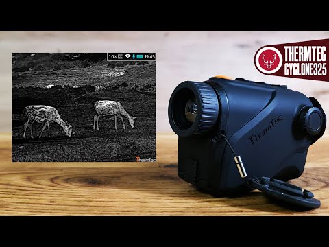 ThermTec Cyclone 325 | Компактный портативный тепловизор-монокуляр, 25 мм, 384x288, 1300 м, NETD 20 мК - фото 1 - id-p2668537768