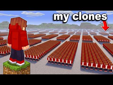 Using CLONES To Prank My Friends in Minecraft!
