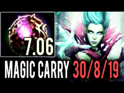 WTF! New Magic Carry Death Prophet with 30 Kills by Arteezy Machine Gun Gameplay 7.06 Dota 2
