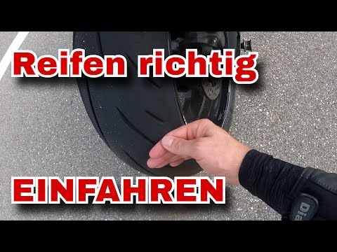 Motorradreifen richtig Einfahren