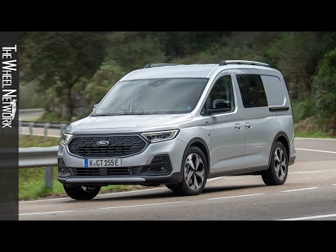 2025 Ford Transit Connect PHEV FlexCab L2 | Stardust Silver | Driving, Interior, Exterior [4K]