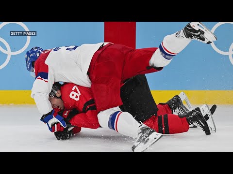 Sidney Crosby injured at Olympics