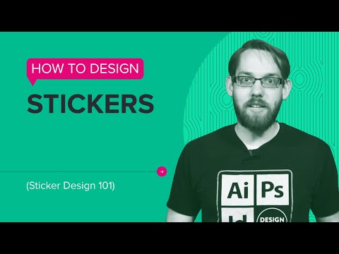 Part of a video titled How To Design Stickers (Sticker Design 101) - YouTube