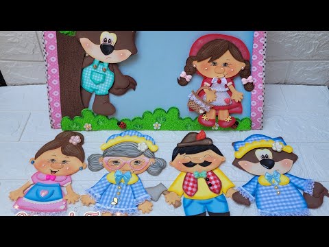 Recurso pedagógico para contação de história Chapeuzinho Vermelho