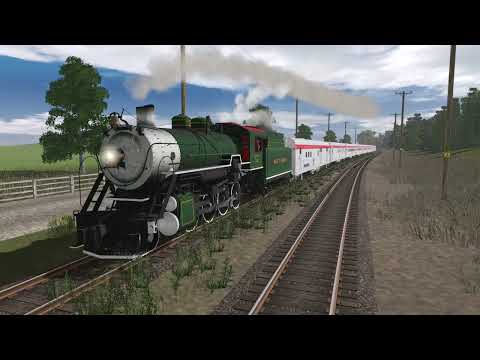 (Viewers Request) Southern Railway 722 puling the SP Sunset Limited to Los Angeles