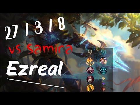 Ezreal ADC vs Samira - Challenger Replay KR