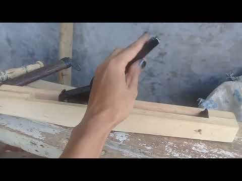 membuat Latchet crossbow, crossbow abad pertengahan dengan sistem kokang