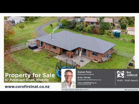 Property for sale - 87 Pukekauri Road, Waikino.