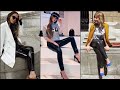 Super Stylish And Elegant Leather Pants And Laggings Designs