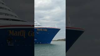 Mardi Gras sailing away from Port Canaveral! #shorts #mardigras #carnivalmardigras #carnivalcruise