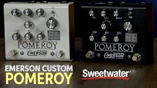 Video thumbnail for Emerson Custom Pomeroy Boost / Overdrive / Distortion Pedal Demo by Sweetwater