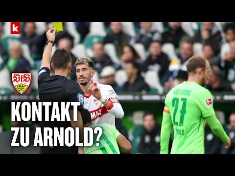 "Beleidigungen gehören nicht zum VfB": Karazors Appell wegen Platzverweis | Wolfsburg - VfB 2:2