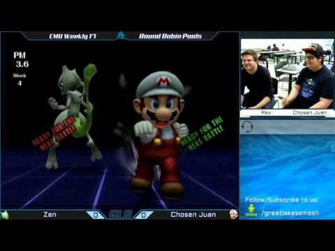 CMU Weekly 17 - Rex (Mewtwo/Wario) vs. Chosen Juan (Mario)