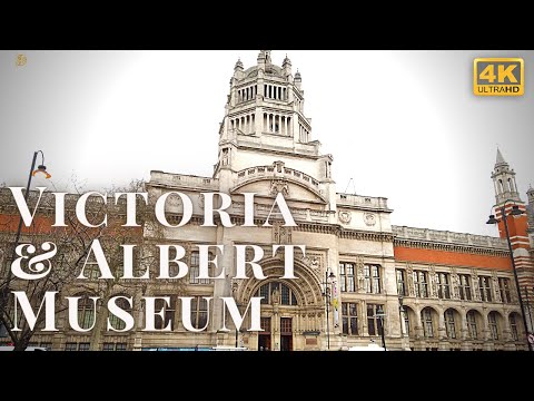 Tour Virtual do Victoria and Albert Museum em Londres V&A Art Design 4k