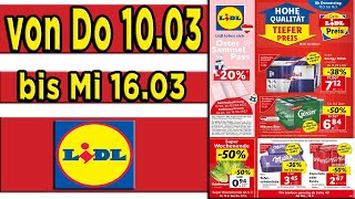 LIDL Prospekt Flugblatt | Angebote und Aktionen | Gültig von 10/03 Bis