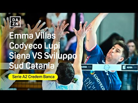 🔴 LIVE: Emma Villas Codyeco Lupi Siena - Sviluppo Sud Catania | Serie A2 Credem Banca
