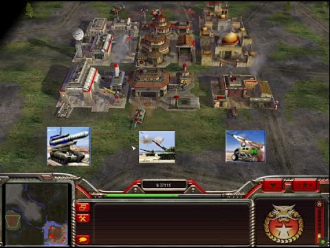Tomahawk Launcher vs Inferno Cannon vs Buggy (Command and Conquer Shockwave)(Main Artillery)