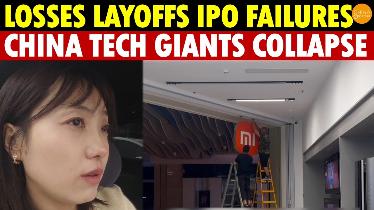 Huge Losses, Mass Layoffs, IPO Failures: China Tech Giants’ Collapse Signal Arrives