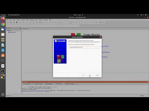 how to create a new c project in code blocks