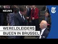 Onderonsje Rutte en Biden op NAVO-top