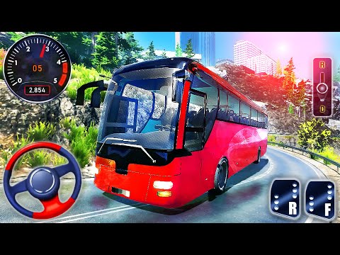 Ultimate Coach Bus Offroad Drive - New Mountain Road Bus Simulator 2021 - Android GamePlay