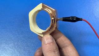 The first copper plating of plastic, with a new PSU, for chrome platin