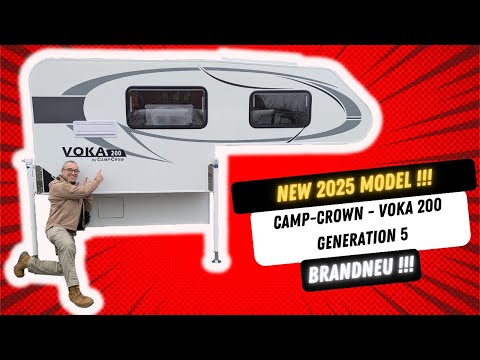 Voka 200 Gen. 5 - Mod. 2025 - The spacious living cabin for price-conscious pickup campers