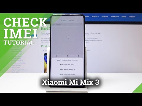 How to Find IMEI in Xiaomi Mi Mix 3 - IMEI Check / Find Serial Number
