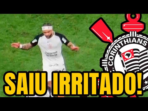 MEMPHIS DEPAY SAI DE CAMPO IRRITADO! CORINTHIANS 0X0 VASCO