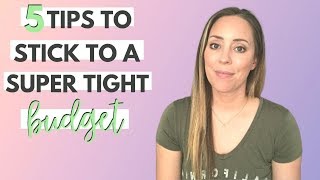 How to stick to a small BUDGET - Budgeting tips + tricks