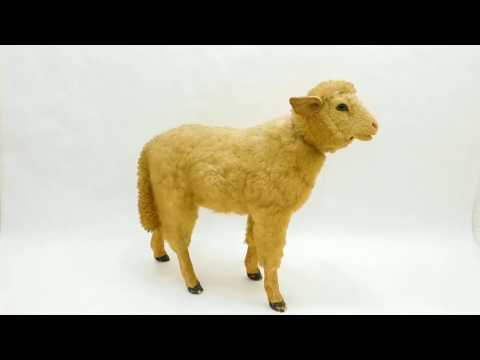 ANTIQUE GERMAN CLOCKWORK SHEEP NODDER AUTOMATON