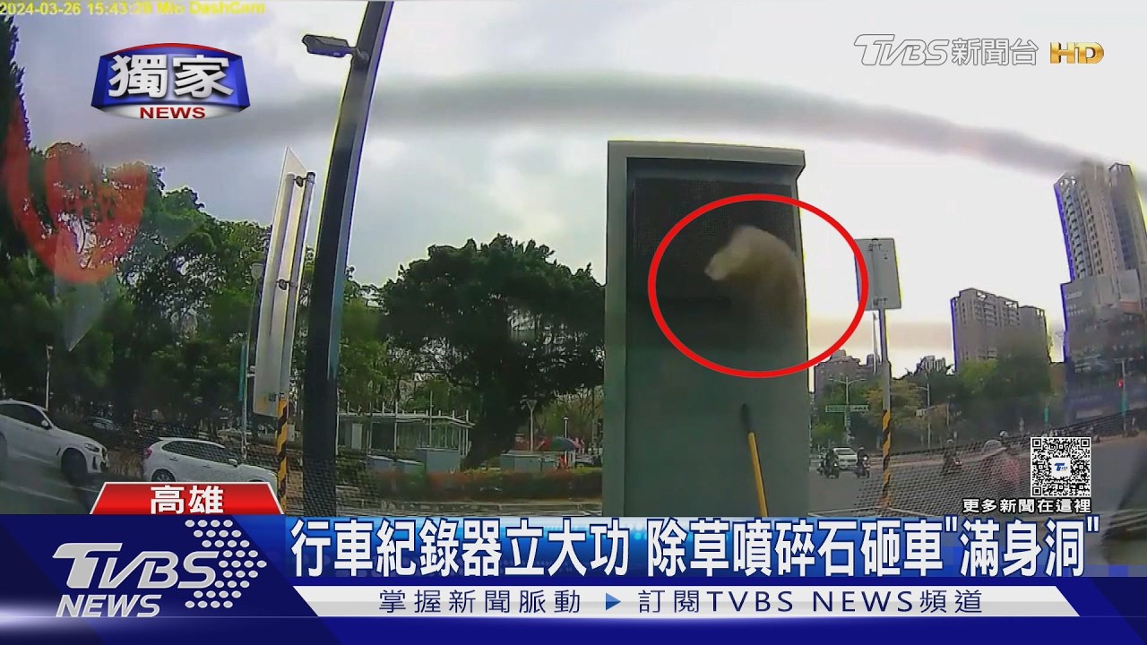 獨家影音/車停咖啡廳遭碎石砸出「滿身洞」 二審逆轉:店家不能免責