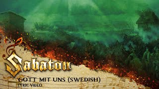 SABATON - Gott Mit Uns - Swedish (Official Lyric Video)