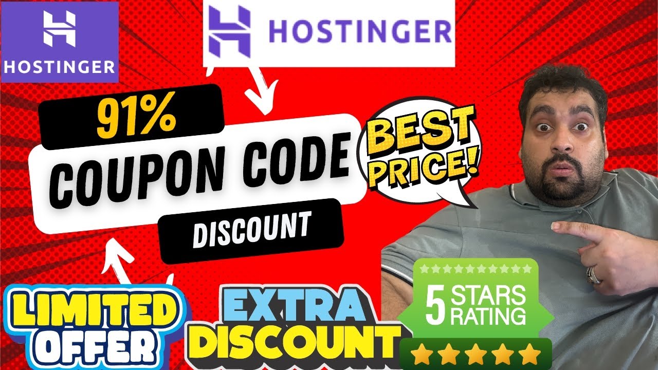 Exclusive Hostinger Coupon Code 2024 - 91% Discount Revealed! 💸 TODAY!