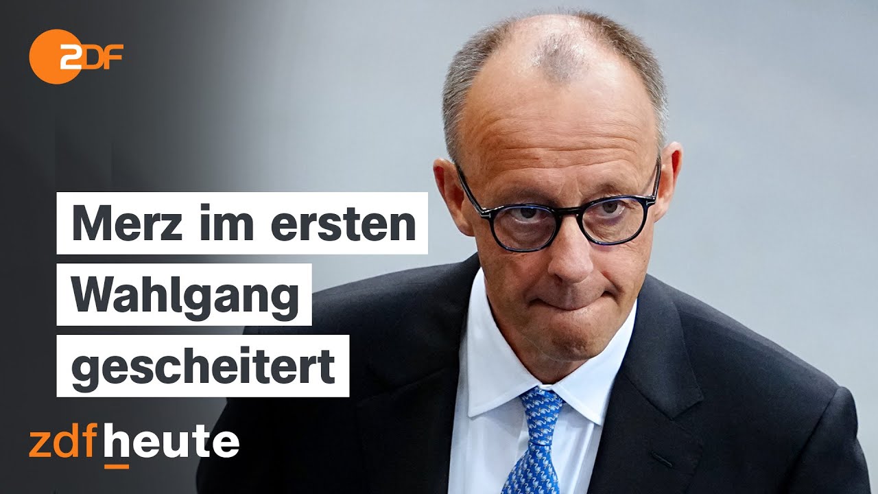Kanzlerwahl im Bundestag: Merz scheitert im ersten Wahlgang