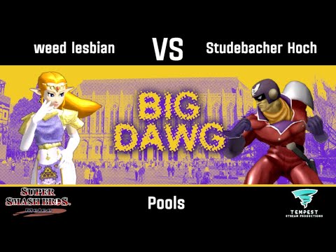 weed lesbian (Zelda) vs Studebacher Hoch (Captain Falcon) - Melee Pools -  Big Dawg