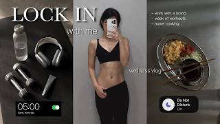 LOCK IN VLOG | I Got Selected to Work With a Brand🍀, Week of Workouts, Weight Loss