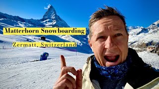 Switzerland Snowboarding, Matterhorn, Zermatt and More, Shot on GoPro!