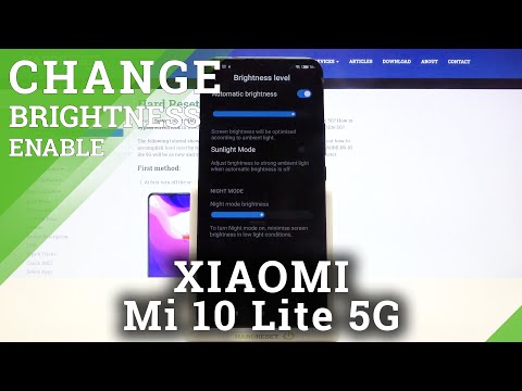 How to Enable Adaptive Brightness in Xiaomi Mi 10 Lite 5G - Activate Auto Brightness