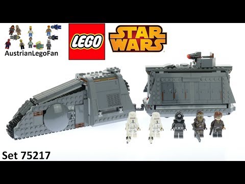 Vidéo LEGO Star Wars 75217 : Véhicule Impérial Conveyex Transport