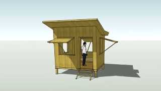 preview picture of video 'A Bamboo Hut Shelter'