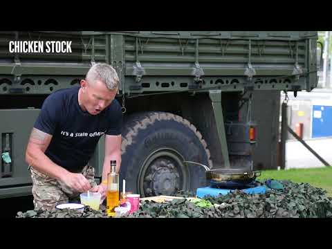 Commando Chef | Marine in 15 does chicken curry in a hurry